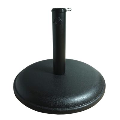 China New Design Durable Universal Sunshade Holder Base Black Color Round Patio Umbrella Base for sale