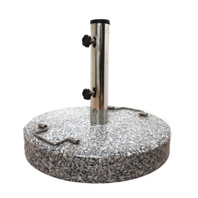 China Beach Umbrella Display Beach Umbrella Screw Base Granite Patio Umbrella Base With Wheels for sale