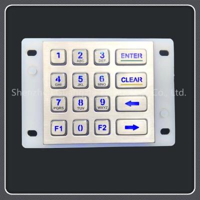 China PINPAD Ip67 Waterdicht achtergrondverlichting Numeriek toetsenbord Voor zelfbedieningswasmachine Te koop