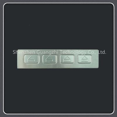 China Shockproof Function Button On Keyboard 304 Stainless Steel Anti Drilling for sale