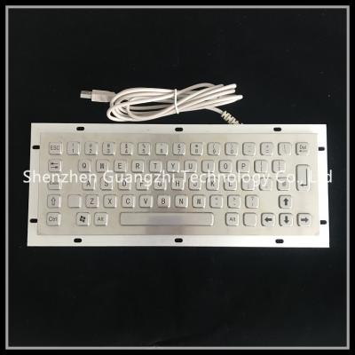 China Teclado del acero inoxidable con la prueba del tiempo de la conexión USB con llaves de funcionamiento del Fn en venta