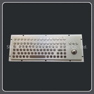 China Teclado dominante modificado para requisitos particulares del metal 84 con el ratón anti integrado del Trackball del alboroto en venta