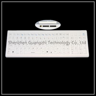 China Ip67 verdrahtete Computer-Tastatur, industrielle Silikon-Vertrags-Plan-Tastatur zu verkaufen