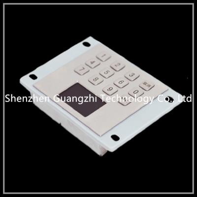 China 304 Stainless Steel IK07 Industrial Keyboard With Touchpad for sale