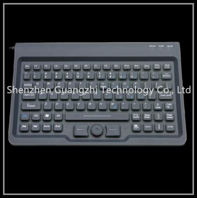 Chine Clavier numérique noir en caoutchouc de silicone avec de souris de boule de commande la connexion Usb ou Ps2 normale à vendre