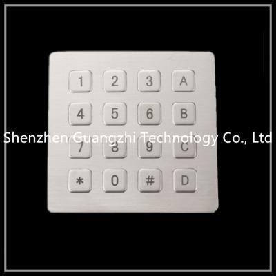 China OEM IP65 Elevator Security Keypad , Metal Atm Machine Keypad USB Interface for sale