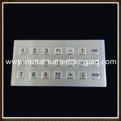 China Teclado numérico industrial de la matriz dominante 3x7 del acero inoxidable 21 en venta