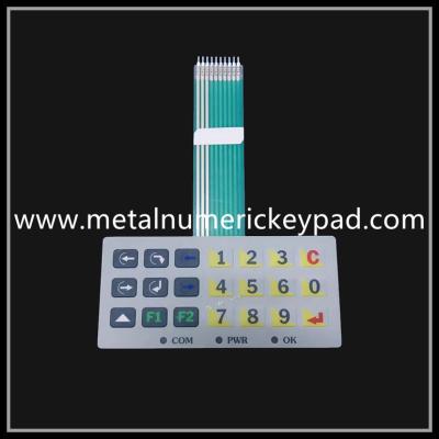 중국 애완 금속 포트 필름 멤브레인 2.0 밀리미터 산업적 치수 keypad 판매용