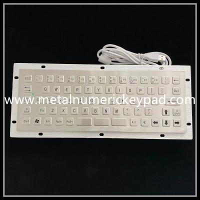 China 68 Schlüssel-Edelstahl eingebettete numerische Tastatur USB-Schnittstelle mit F-Nfunktion zu verkaufen