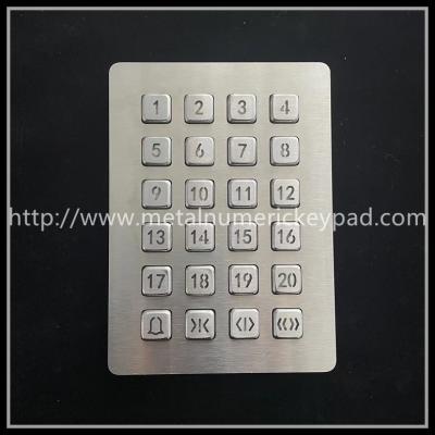 China La llave del ODM 24 hizo excursionismo el teclado del metal de Digitaces del control de acceso del teclado numérico en venta