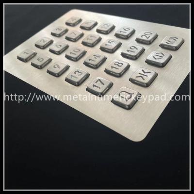 China Teclado impermeable del metal de Digitaces del control de acceso del teclado numérico IP65 en venta