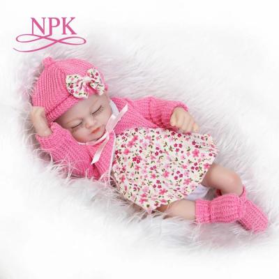 China Cartoon Toy NPK 10Inch 25cm Mini Preemie Newborn Baby - Doll Real Touch Silicone Soft Vinyl Gifts and Toys for Kids Friends for sale