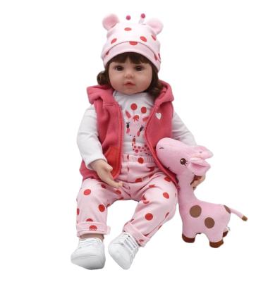 China NPK Soft Top Selling Goods Using Silicone Soft Christmas 45cm Cotton Body Female Doll Toy for sale