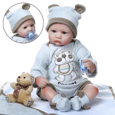 China Fashion Cute Bebe Reborn Dolls 40cm Baby Doll Kid Fashion Soft Babies Toy NPK Cartoon Silicone Reborn Reborn Dolls Soft Baby Toys for sale