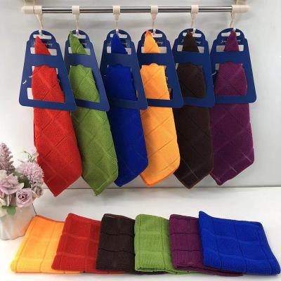 China 100% Soft Absorbent Face Cloths Quick Dry Car Plush Towel Polyester Beauty Salon Retailers 30*30cm Thick Hypoallergenic Kitchen for sale