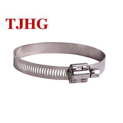 China Hose Clamp Hot Selling High Quality Adjustable Stainless Steel American Kind Pipe Clamp for sale