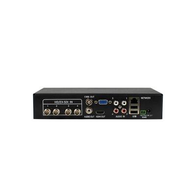 China Direct Selling 4CH Cheap E X/H D/S D I To H D M I And V G A And A V Aluminum Factory Multifunctional Video Converter for sale