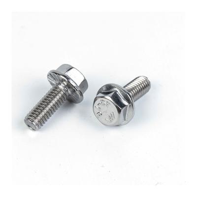 China Stainless Steel M4 M6 M8 M10 M12 DIN6921 Class 4.8.8.8 10.9 12.9 Hex Flange Head Bolt for sale