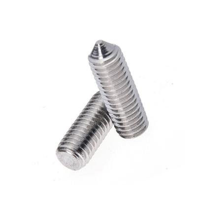 China Strength Finish Stainless Steel Internal Hexagonal Cone Head Set Screw for Industrial for sale