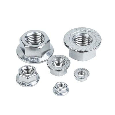 China Stainless Steel Flange Nut for Strong and Durable Fastening in Automotive Industry for sale