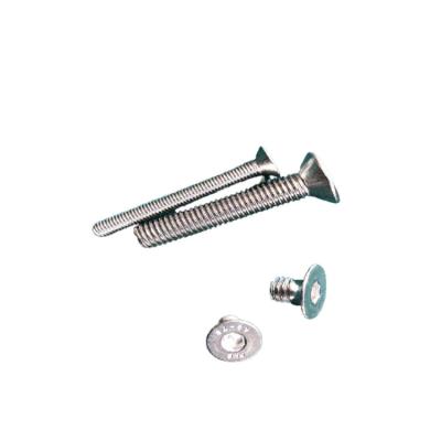 China Other Standard Stainless Steel Flat Head Knurling Riveted Nuts Thick Head Rivet Screws for sale