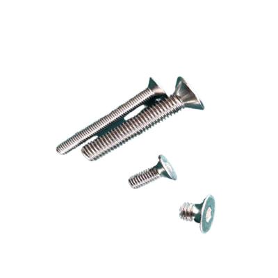 China Plain Finish Custom Screws DIN7991 Aluminium Countersunk Hex Drive Flat Head M3 *16 Hex Socket DIN 7991 Te koop