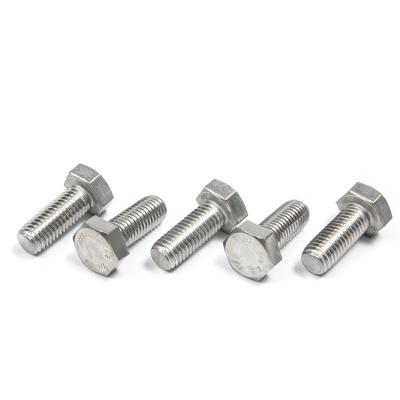 Κίνα Υψηλής αντοχής από ανοξείδωτο χάλυβα Hex Bolt Screw DIN Standard Plain Finish Ready to Ship προς πώληση