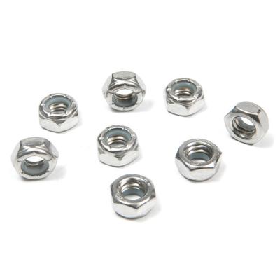 Chine Résistant à l'oxyde inoxydable planche à roulettes Truck Hardware Set Axle Nut King Lock Nut Autre finition à vendre