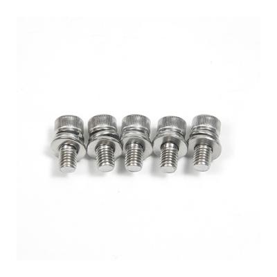 Κίνα M6 Ατσάλι από ανοξείδωτο χάλυβα DIN912 Standard Hexagon Socket Head Screw με ελατήριο και πλυντήριο προς πώληση