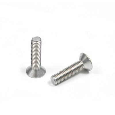 China custom metal stainless steel csk countersunk screw flat head torx screw with pan head for sale