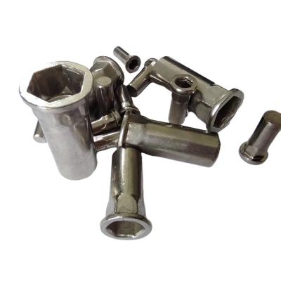 China Stainless Steel Corrosion-Resistant Semi-Hex Blind Rivet Nut with Nickel Plated Finish for sale