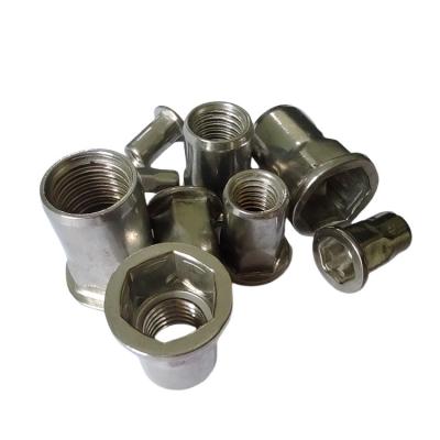 China Flat Head Semi-Hex Blind Rivet Nut for Automotive OEM in Healthcare Applications for sale