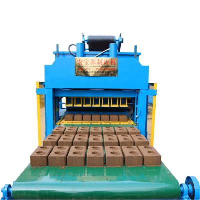 China Building Material Stores Machine Build Machine High Density Compressed Earth Brick Logo HBY7-10 Mud Brick Interlocking Machine for sale