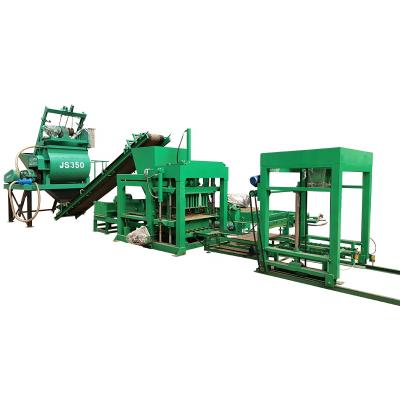 China Building Material Stores Cinder Block Machine Automatic Ecological Brick Machine Concrete Paving Block Making Machine for sale