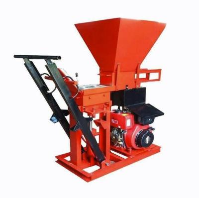 China Building material shops LC2-15 automatic hydraulic soil brick machine eco interlocking brick machine for sale