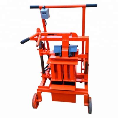 China Building Material Stores Mini Mobile Egg Laying Block Making Machine 2022 for sale