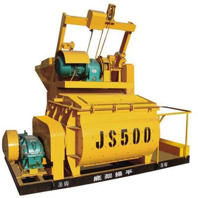 China Construction Industry Machinery Electric Concrete Mixer JS500 Tanzania Mixer for sale