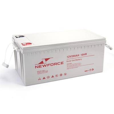 China Rechargeable Home Appliances 12V 200Ah Air To Ground Missile Exide Deep Cycle Battery for sale