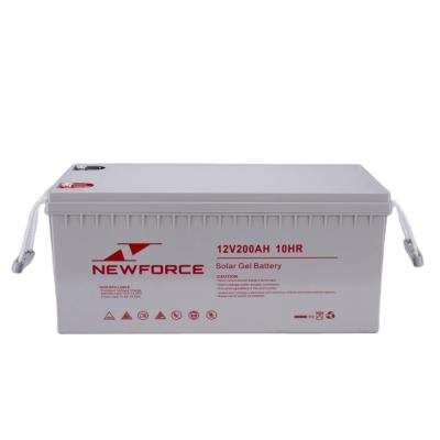 China High quality low vrla self discharge professional battery 12V 200AH ups lead acid battery with 3years warranty for sale