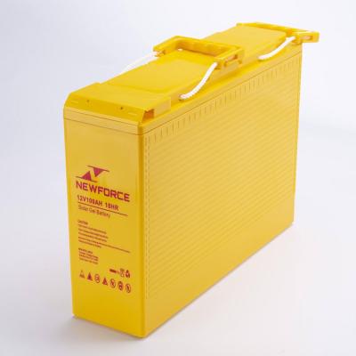 China Cheap UPS Front Terminal 12v 100ah Solar Deep Cycle Gel Battery for sale