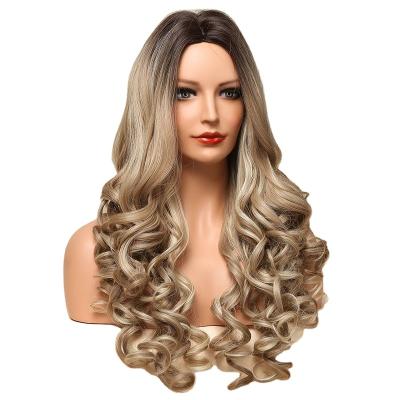 China Cosplay Synthetic Hair Wigs Hair Extension Cheap Wholesale French Curl Low MOQ Synthetic Wigs for sale