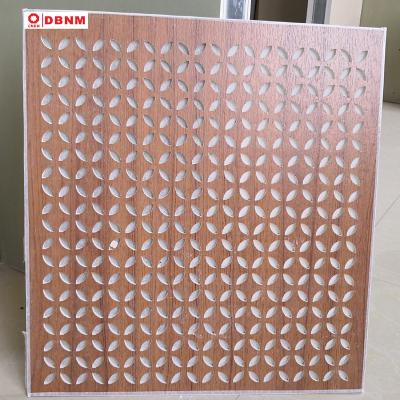 China Artistic High Quality Sound Absorbing Perforated Plasterboard Ceiling Back Ceilings With Nonwoven Fabric Thickness 12mm for sale