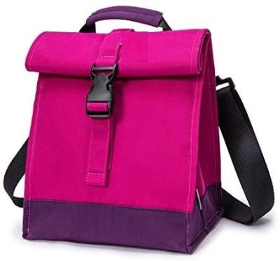 China Waterproof In Stock Insulated Cooler Lunch Bag Rolltop Lunch Box Bags For Women, Men, Adults And Teens for sale