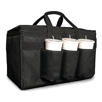 China . Factory Made Insulated Waterproof Food Delivery Bag Grocery Bag Camping Bag With Cup Holders for sale