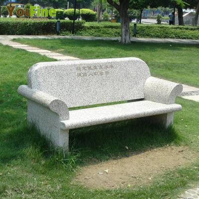 China China Factory Contemporary Granite Modern Park Bench For Sale for sale