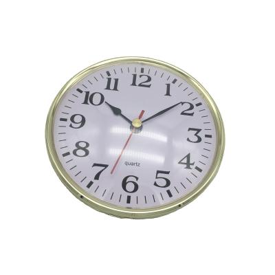 China Minimalist round shape quartz inserts clocks for sale