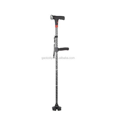 China Elder ABS walking stick, walking cane with light, folding walking stick with led light for sale