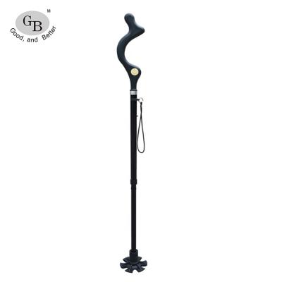 China 2020 Foldable Best Selling Cane Aluminum Posture Walking Stick Adjustable Folding Walking Stick For Elderly for sale