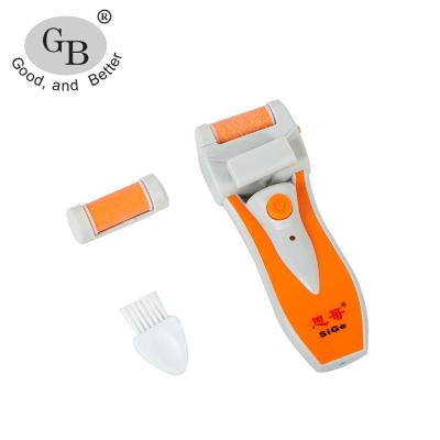 China New Natural Power ABS Quartz Cordless Foot Scrub Electric Callus Remover As Seen On TV for sale