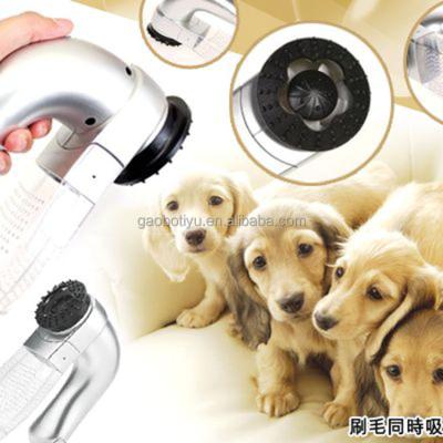 China Sustainable Wireless Pet Vacuum Pal Grooming Dog Cat Hair Shed System Pet Grooming Buddy for sale